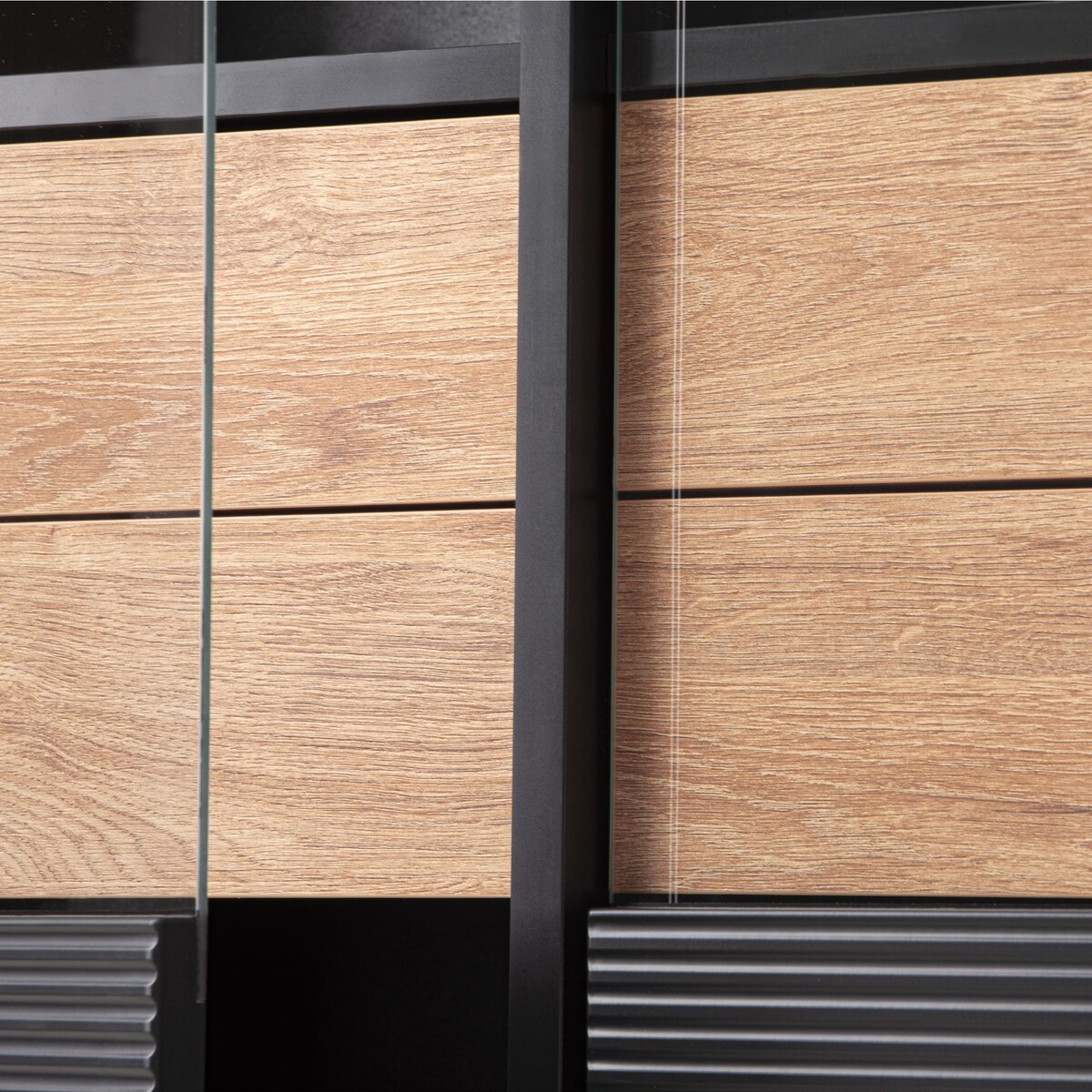 KONSIMO LOFTY Dwudrzwiowa witryna w stylu loft