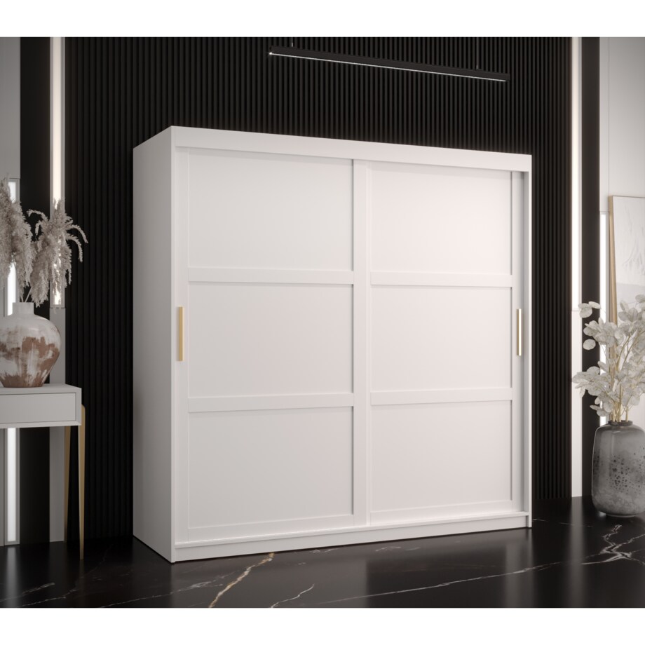 Szafa przesuwna Garderoba RAMIRO 1 180 gł. 62 biały