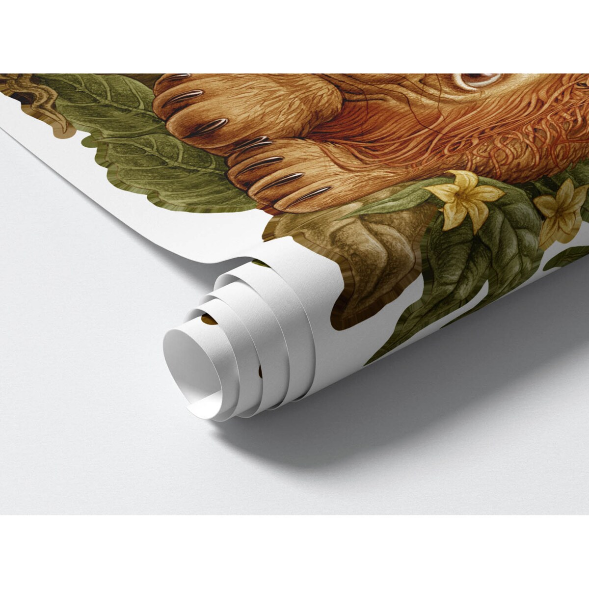 Zestaw naklejek na ścianę, Safari tropikalne, 130cm