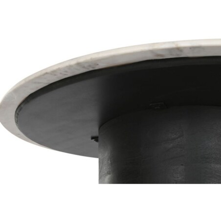 Okrągły stół z białym marmurowym blatem Ø120 cm KALINA