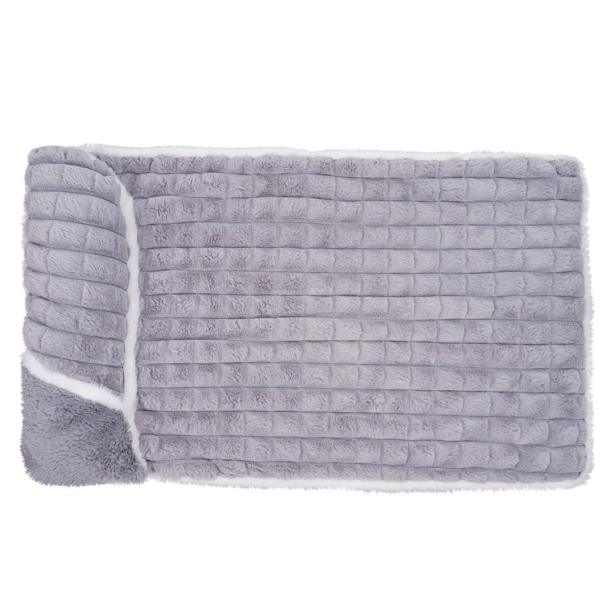 PLUSZOWE PROSTOKĄTNE LEGOWISKO kojec DLA PSA KOTA poduszka posłanie 100x70