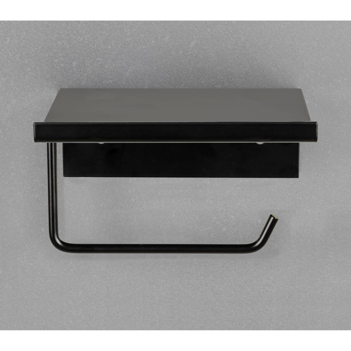 Metalowy uchwyt na papier z półeczką DESULO