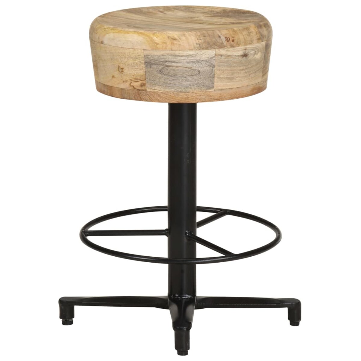 vidaXL Stołki barowe, 2 szt., 52 cm, lite drewno mango