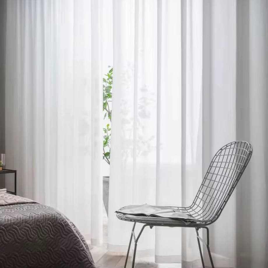 Firana gładka na przelotce 400x250 cm