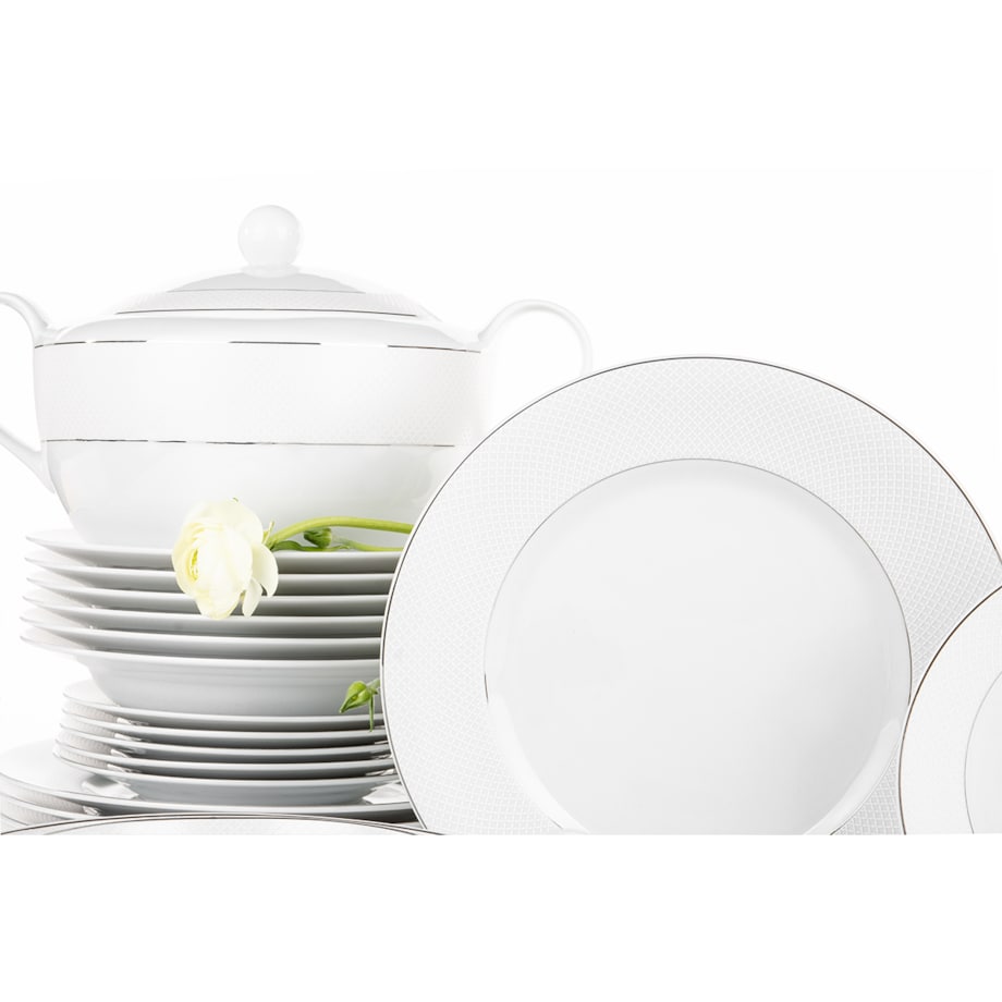 Zestaw obiadowy 6os. (25 el.) AMELIA SATYNA