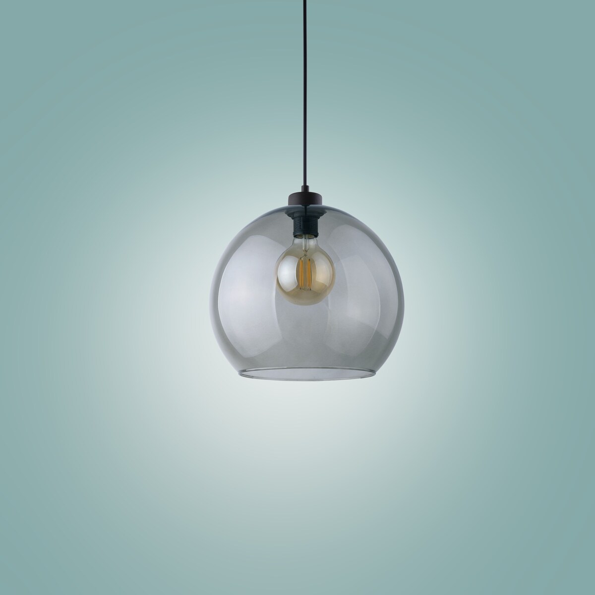 Jednopunktowa lampa wisząca kula Cubus 4292 TK Lighting przydymiona