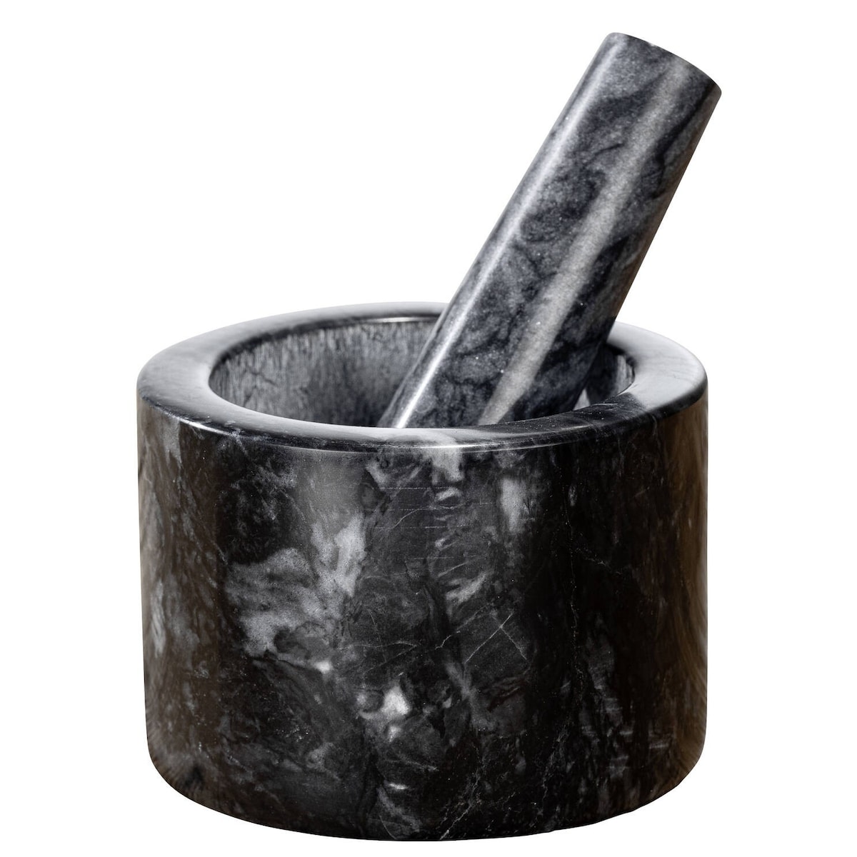 Moździerz marmurowy antracytowy 8x11 cm