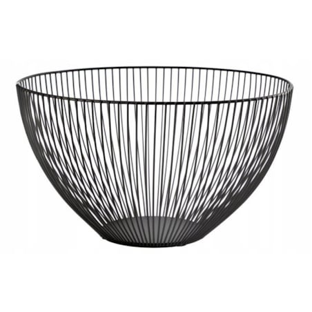 koszyk na owoce żywność METALOWY czarny misa TOGO