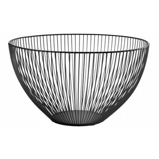 koszyk na owoce żywność METALOWY czarny misa TOGO