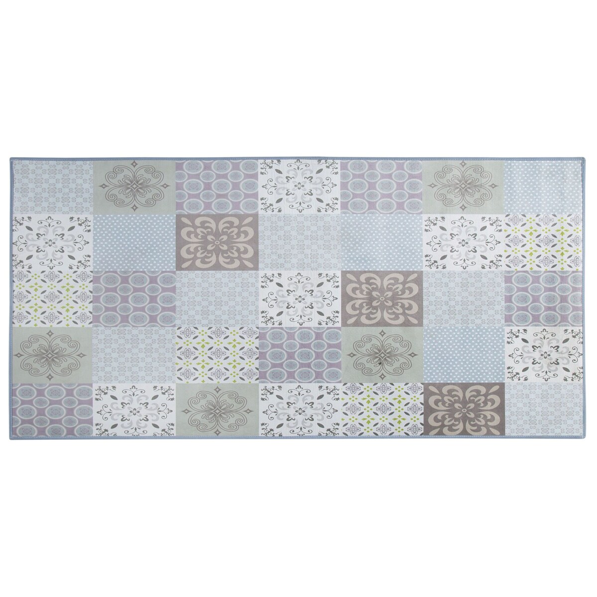 Dywan mozaika 80 x 150 cm wielokolorowy INKAYA