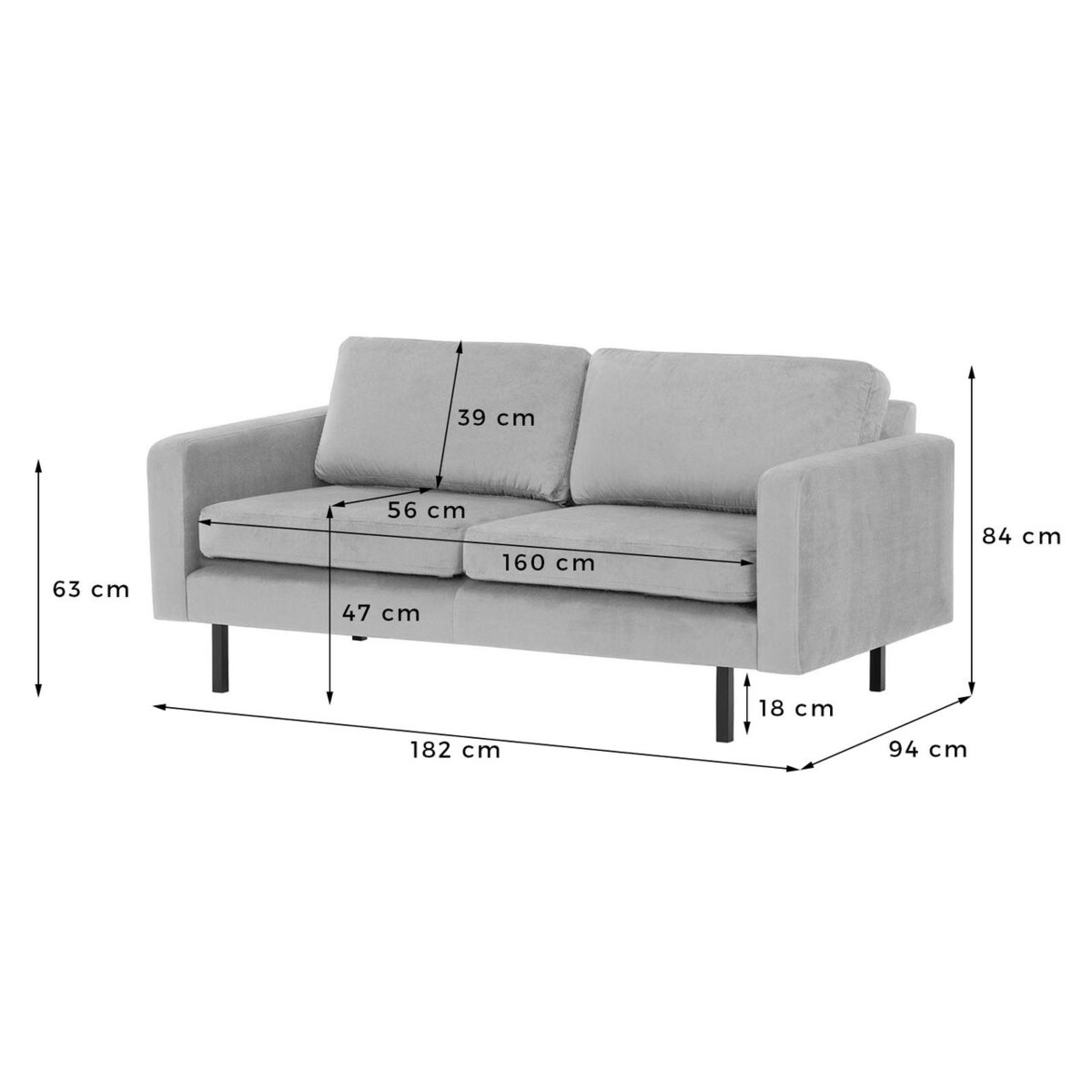 Sofa 2,5-osobowa Lioni-Kronos 34