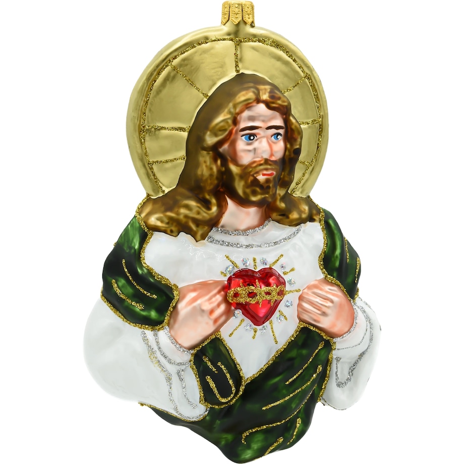 Bombka choinkowa: Jezus z Sercem