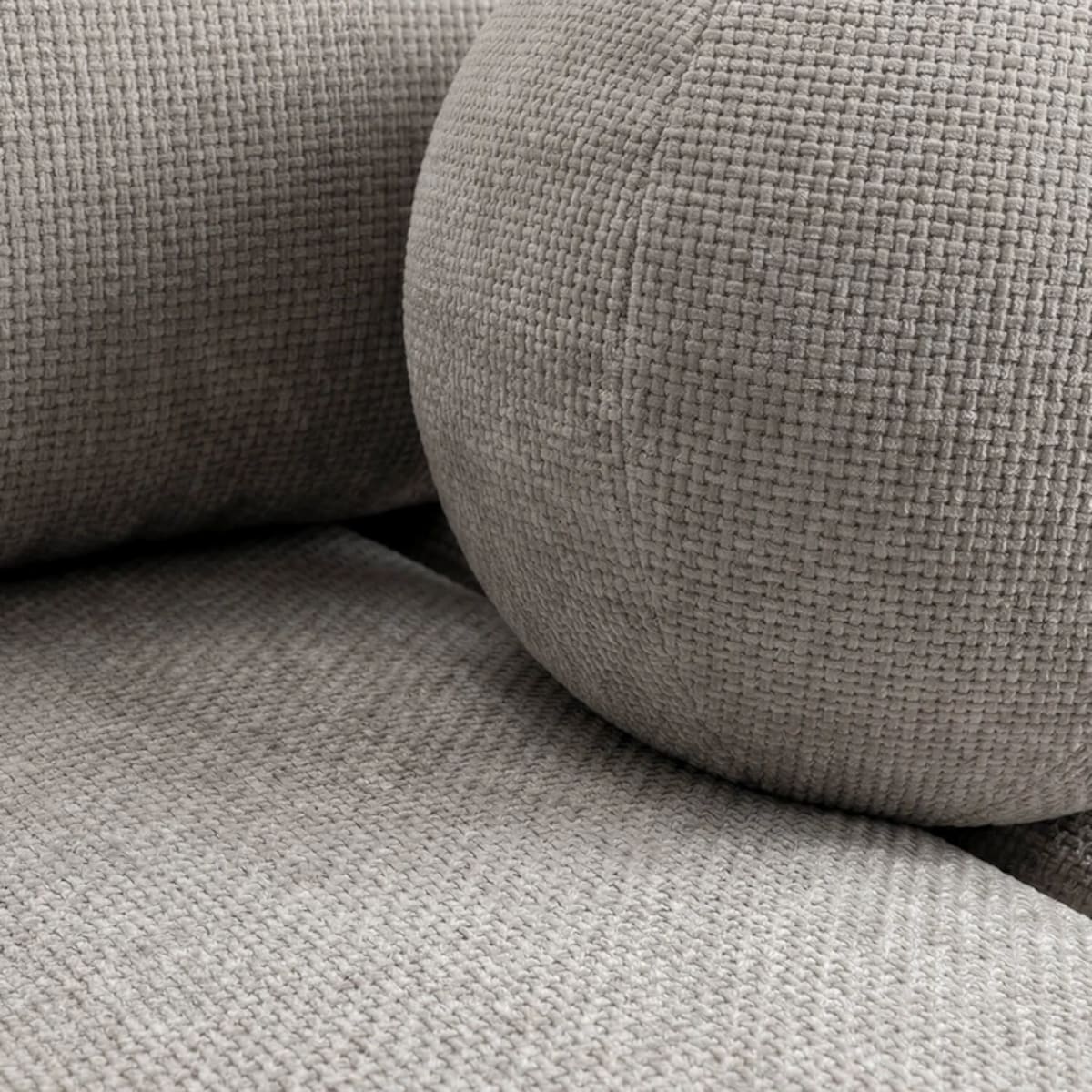 Sofa rozkładana 2-osobowa z funkcją spania jasnoszara SARIA