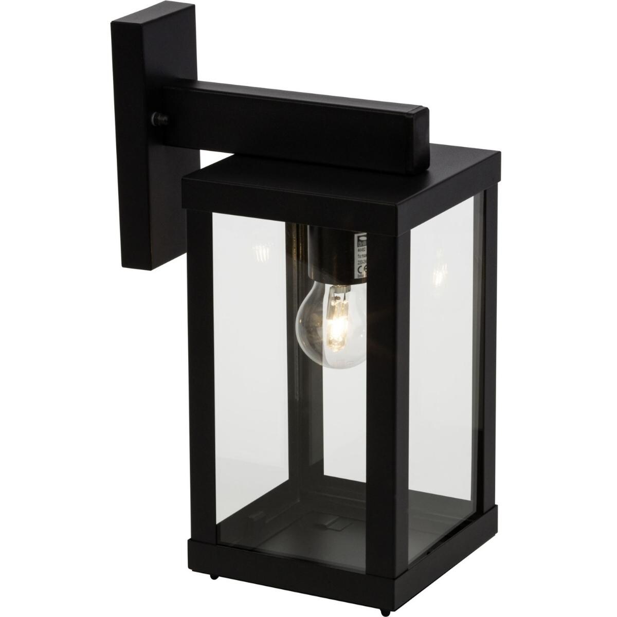 Kinkiet zewnętrzny cube Gaia 44482/06 Brilliant prostokątny IP44 czarny