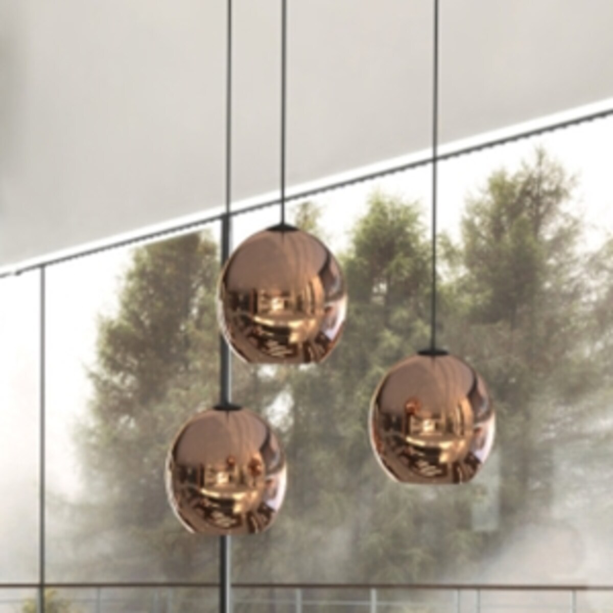 Klosz sufitowy Cameleon Polaris 10201 Nowodvorski szklany miedziany