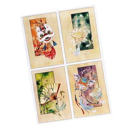 Malowanie akwarelą - Nieznana Azja - 4 elementy