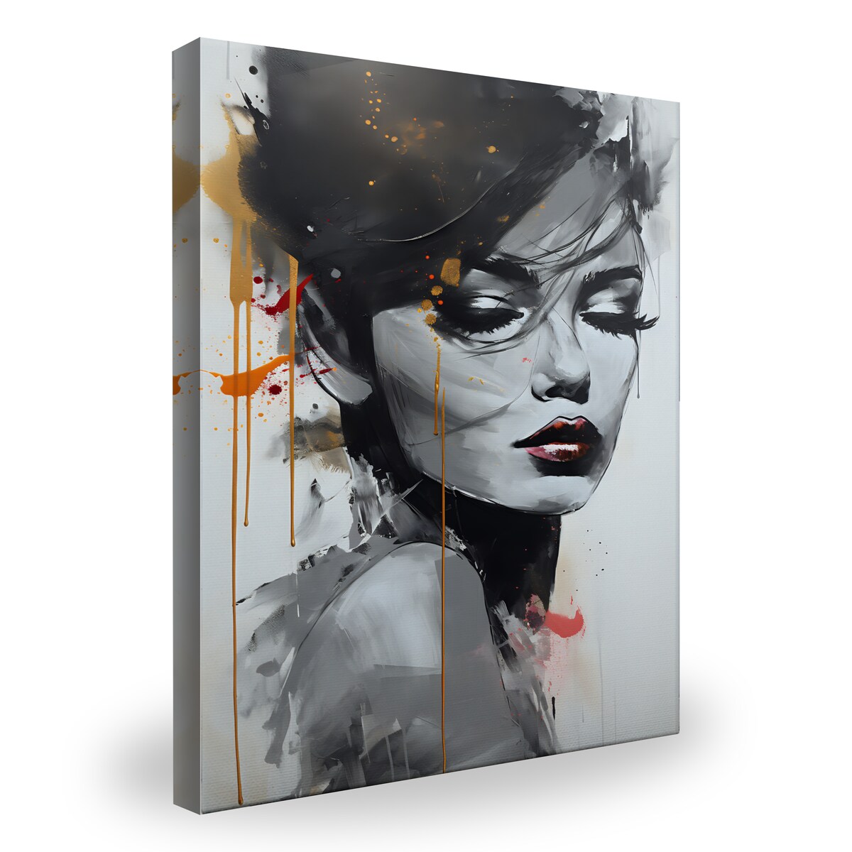 Obraz Na Ścianę Twarz KOBIETY Abstrakcja 80x120cm