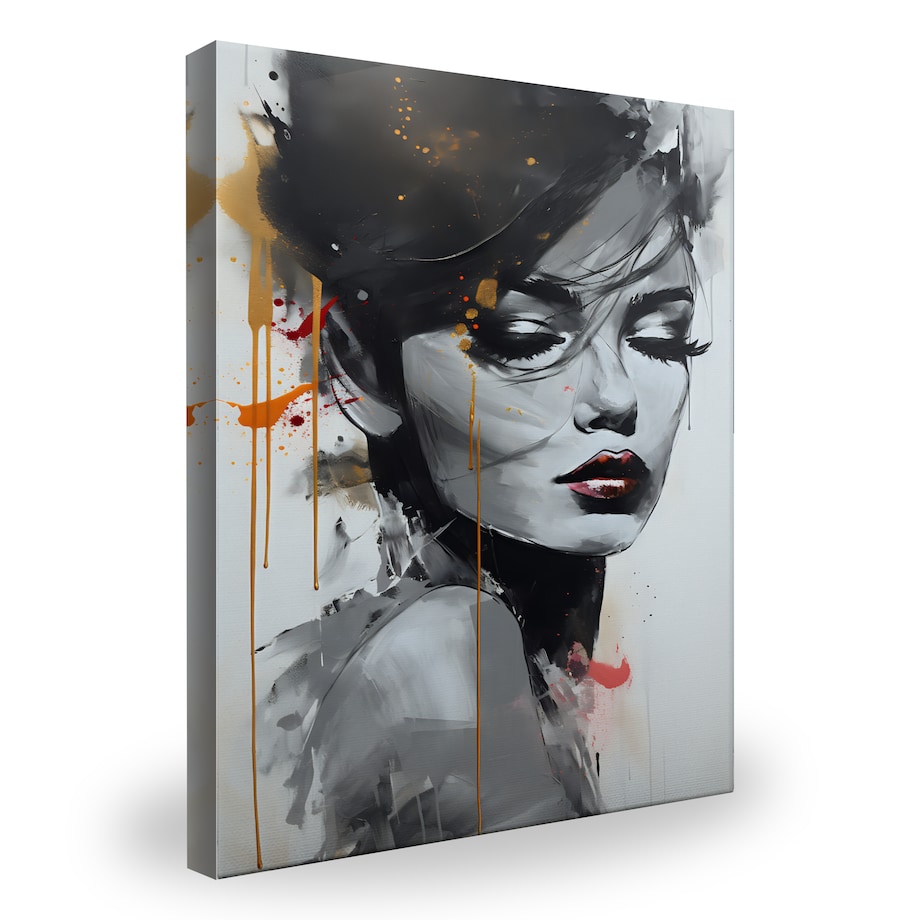 Obraz Na Ścianę Twarz KOBIETY Abstrakcja 80x120cm