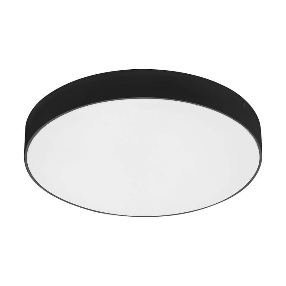 Sufitowa LAMPA plafon TARTU 7898 Rabalux okrągła OPRAWA metalowa LED 24W 2800K - 6000K plafoniera do łazienki IP44 czarna