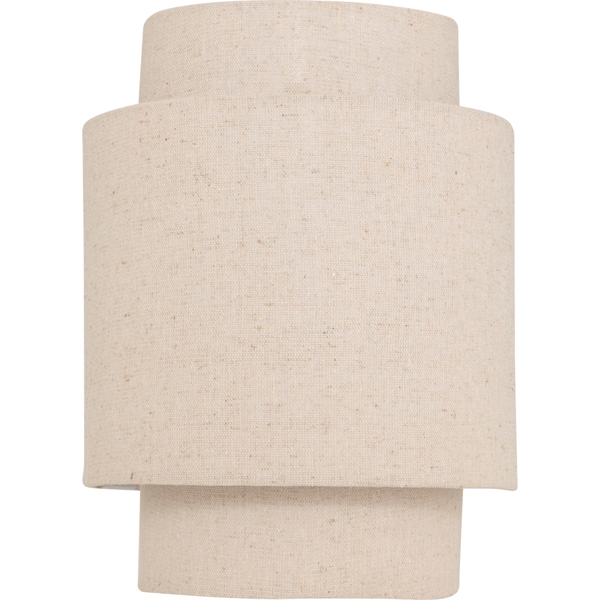 Kinkiet ścienny NAHEL tekstylny klosz w kolorze lnu, wys. 27 cm