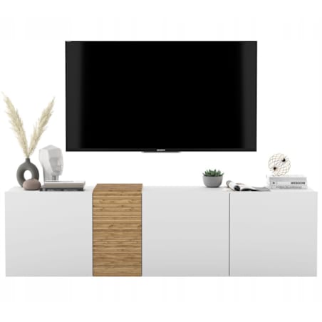Szafka RTV Loft Komoda RTV Loft Biały MAT 160 cm