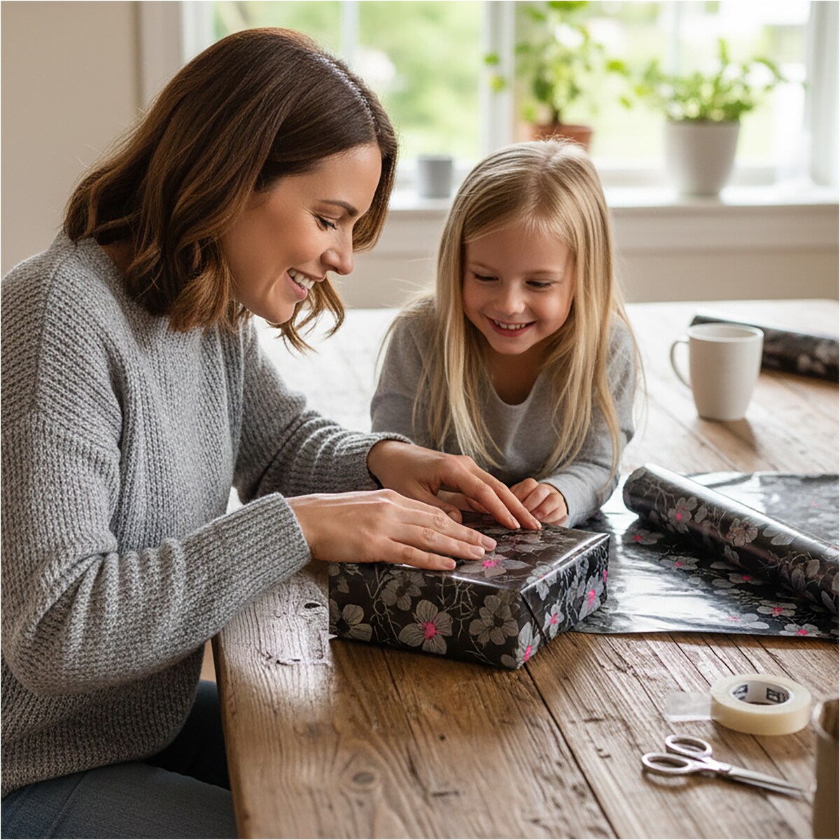 Papier do pakowania prezentów 25 METRÓW MEGAROLKA Urodzinowy Do Paczek Ozdobny