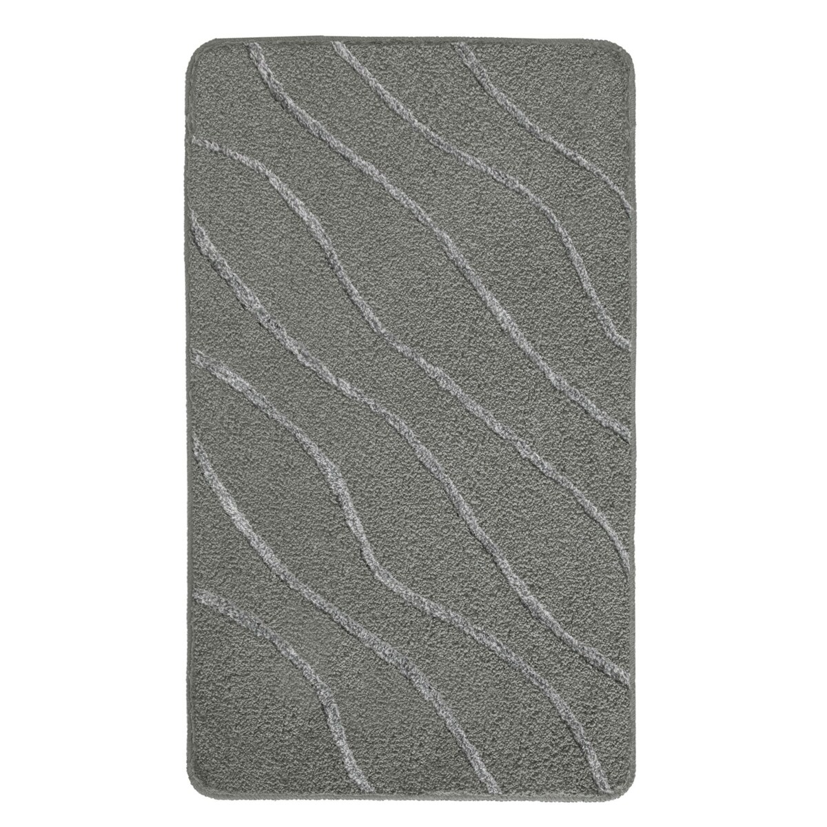 Kleine Wolke Tram Dywanik łazienkowy Anthracite Ciemny Szary 80x140 cm