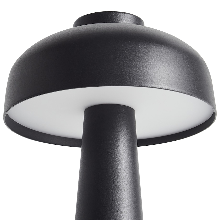 Bezprzewodowa lampa stołowa LED AGUSAN Ze ściemniaczem Metal Czarny