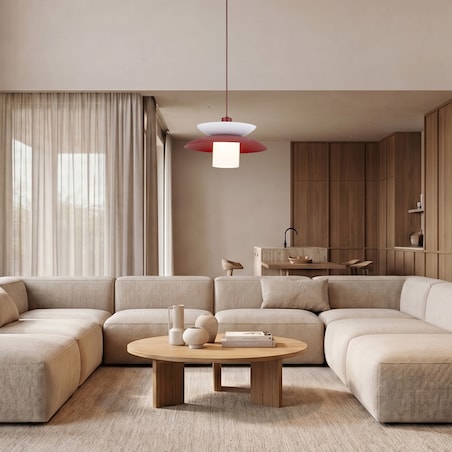 Lampa Wisząca Tk Lighting Verado Burgundowa Biała Metalowa Z Kloszem