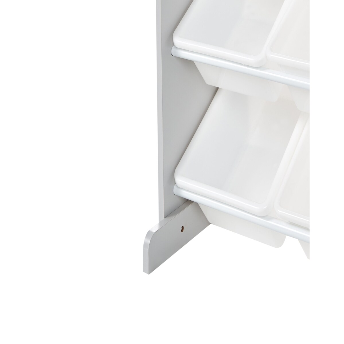 Regał z 9 pojemnikami COLLIE 78 cm Szary