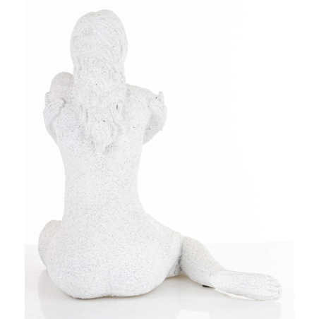 Figura siedzącej kobiety 21,5x21x15 cm DONNA-3