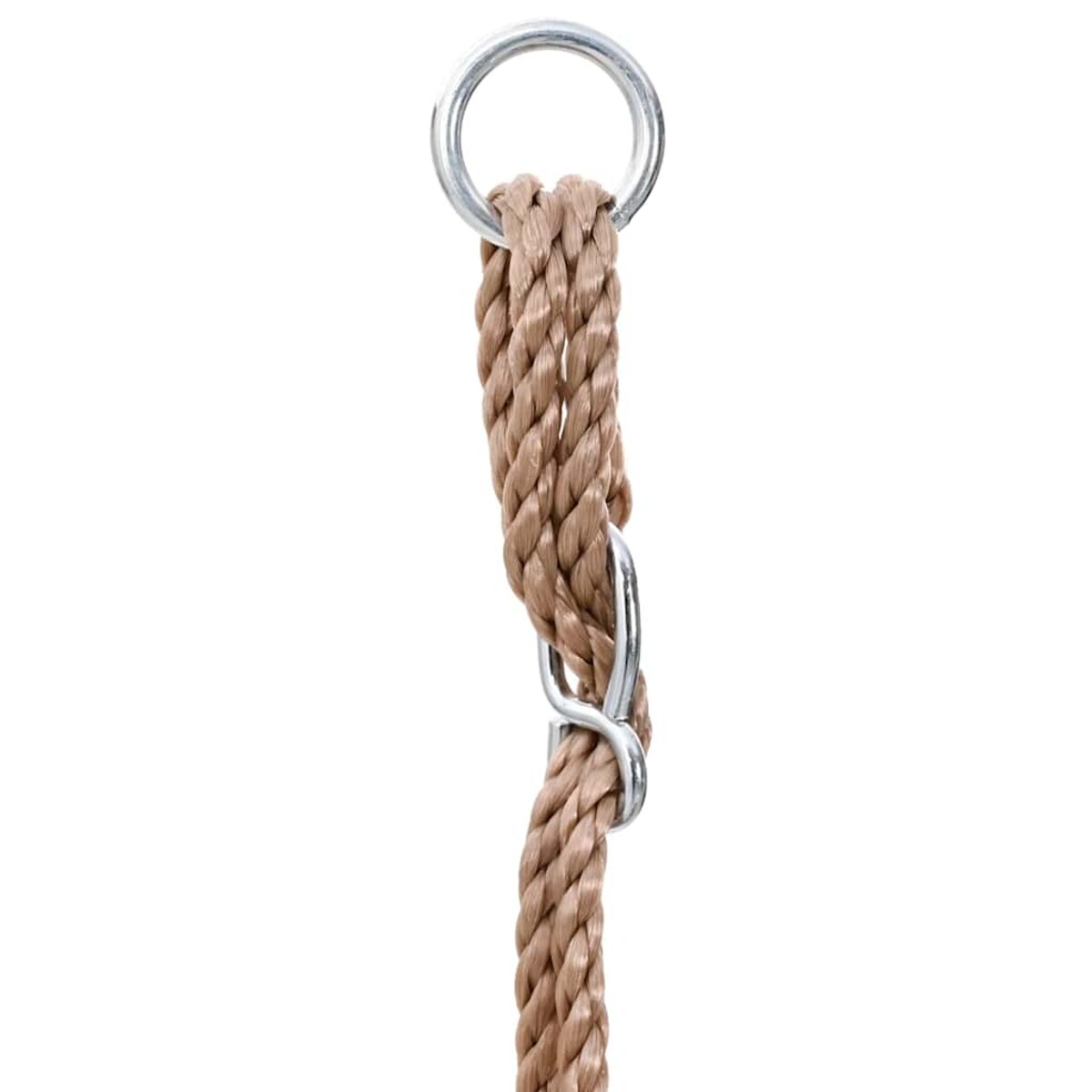 vidaXL Huśtawka dla dzieci z pasem, bawełna i drewno, niebieska