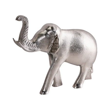 Figurka dekoracyjna Słoń MIOGOST Metal Srebrny