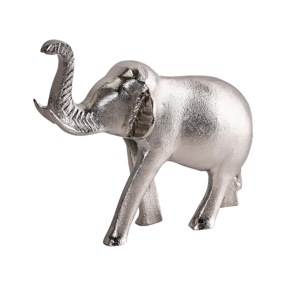 Figurka dekoracyjna Słoń MIOGOST Metal Srebrny
