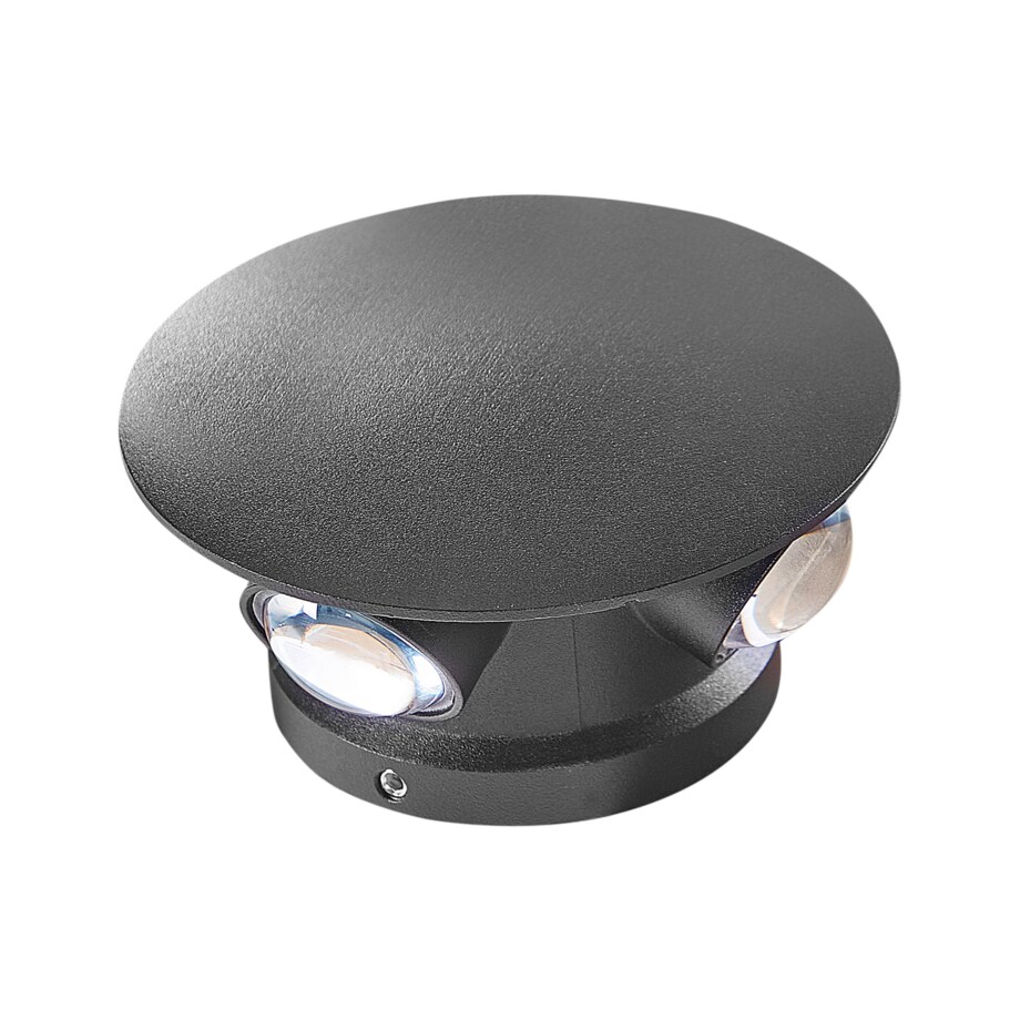 Zestaw 2 lamp ściennych zewnętrznych LED czarny MAURICE