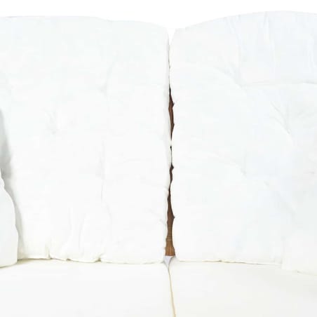 vidaXL 2-osobowa sofa, jasnobrązowa, rattanowa