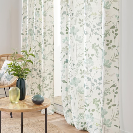 Zasłona na przelotkach, efekt lnu, 140 x 260 cm, PALMIFLORA