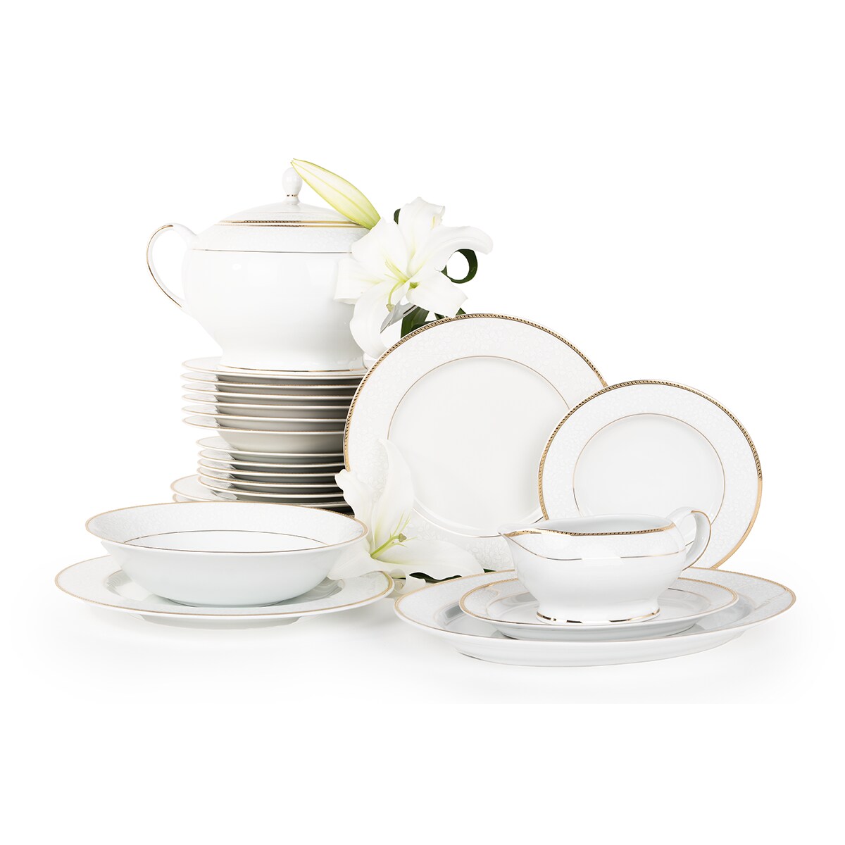 Serwis obiadowy 6os. (24el.) NEW HOLLIS GOLD