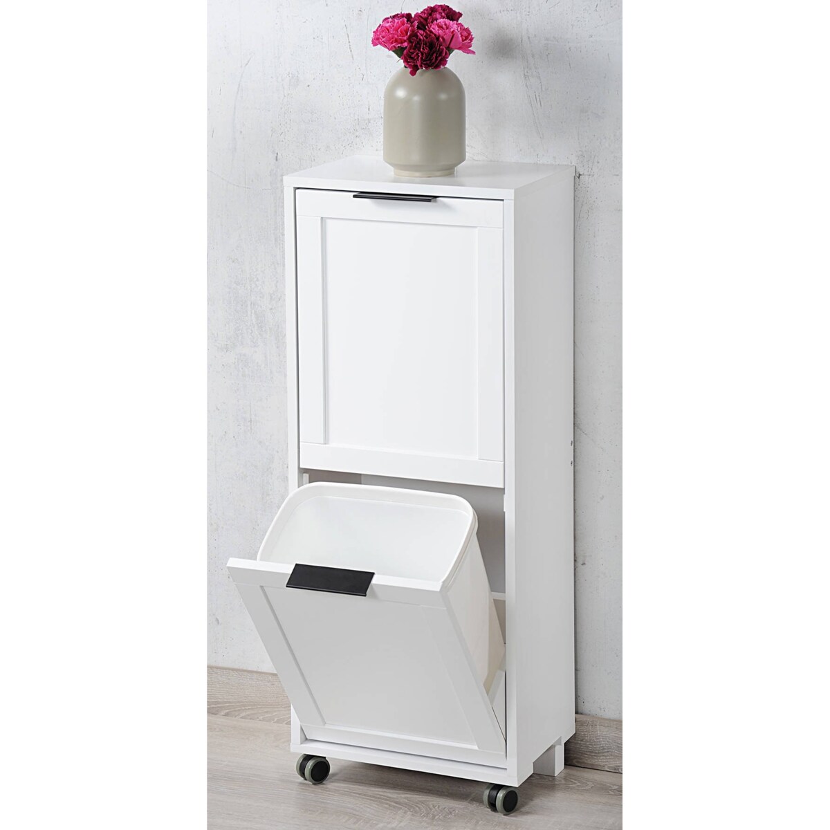 Wózek kuchenny z 2 koszami na śmieci, KESPER