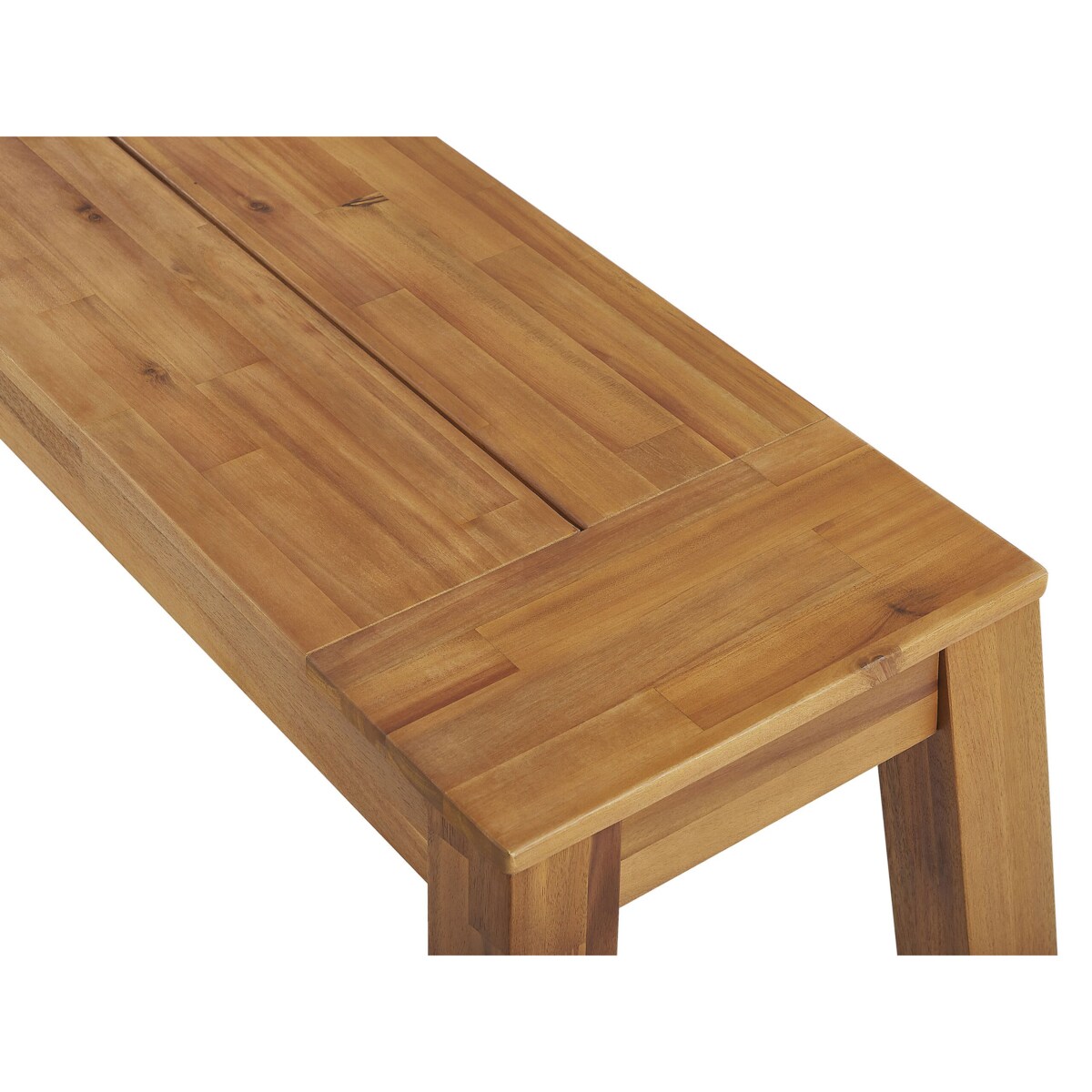 Ławka ogrodowa akacjowa 160 cm jasne drewno LIVORNO