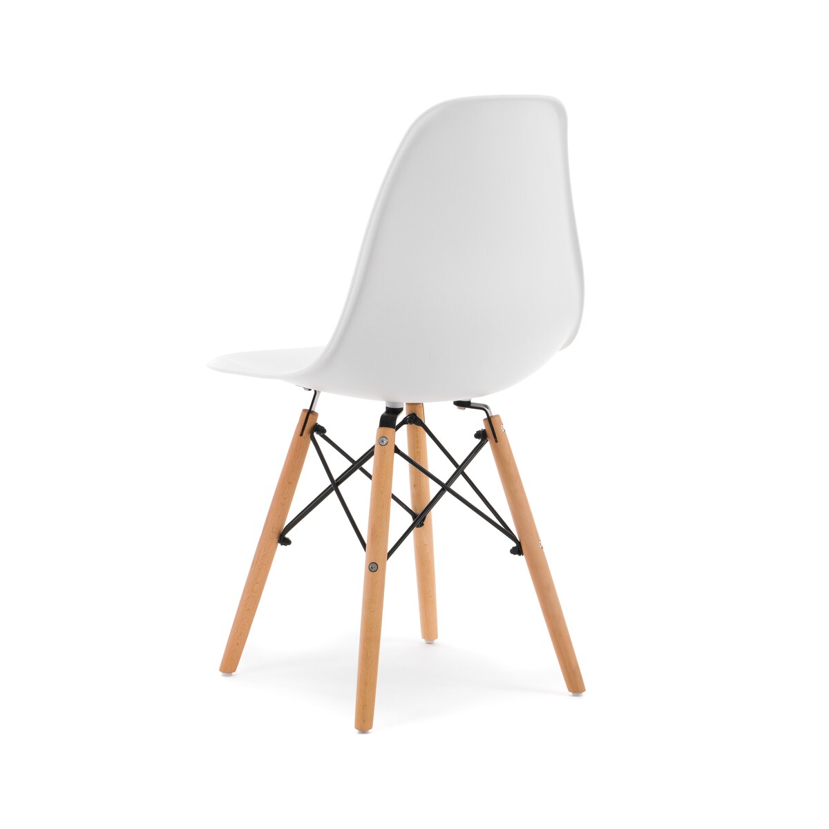 Krzesło skandynawskie do jadalni nowoczesne ENZO białe