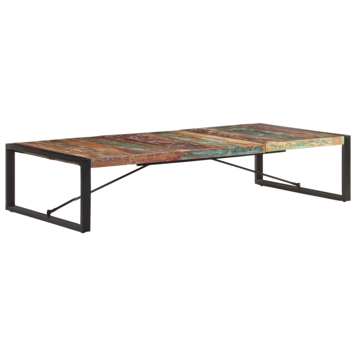 vidaXL Stolik kawowy, 180x90x40 cm, lite drewno z odzysku