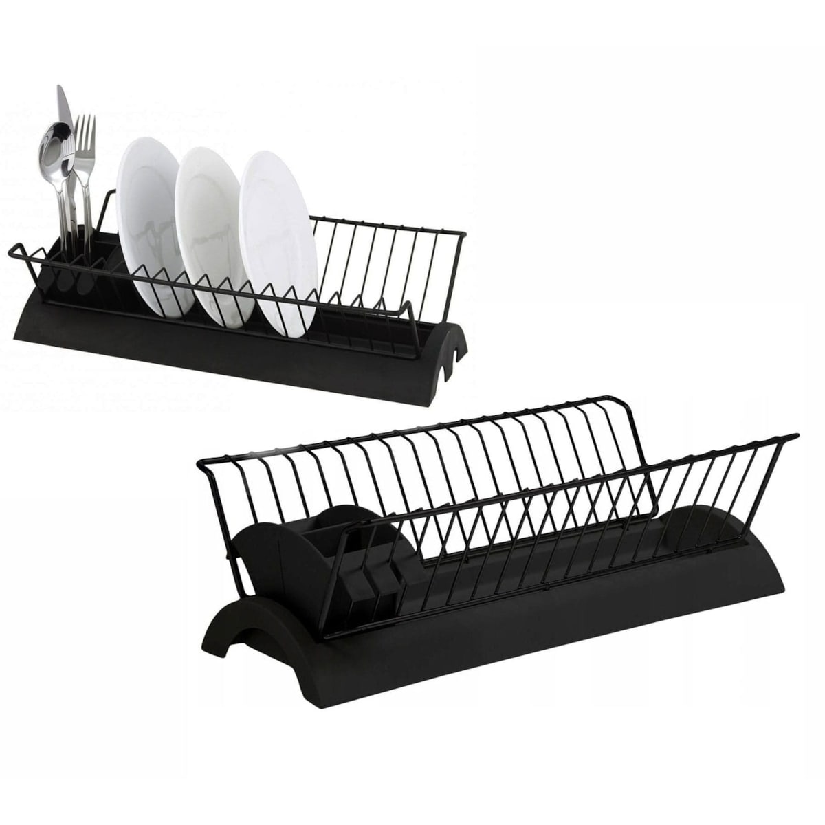 Suszarka do naczyń stojąca czarna 41.5x25.5x11.5cm KINGHOFF