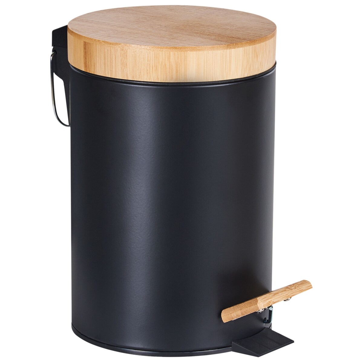 Zestaw 2 koszy na śmieci z pedałem 3 L ECOSMART Metal Czarny