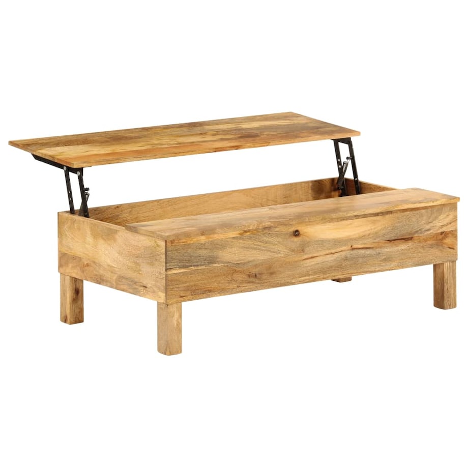 vidaXL Stolik kawowy z litego drewna mango, 110 x 55 x 35 cm
