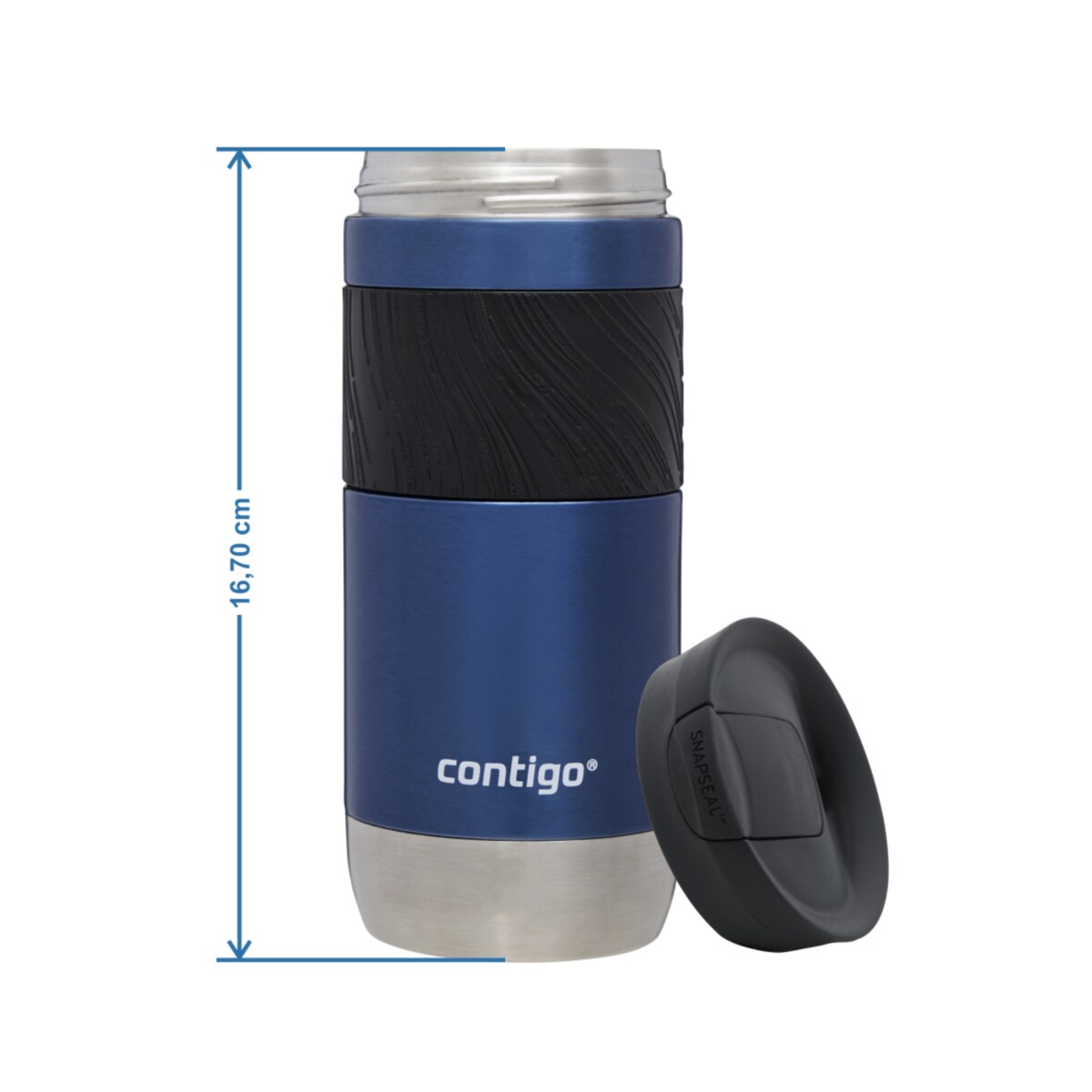 Kubek termiczny Contigo Byron 2.0 470ml niebieski matowy