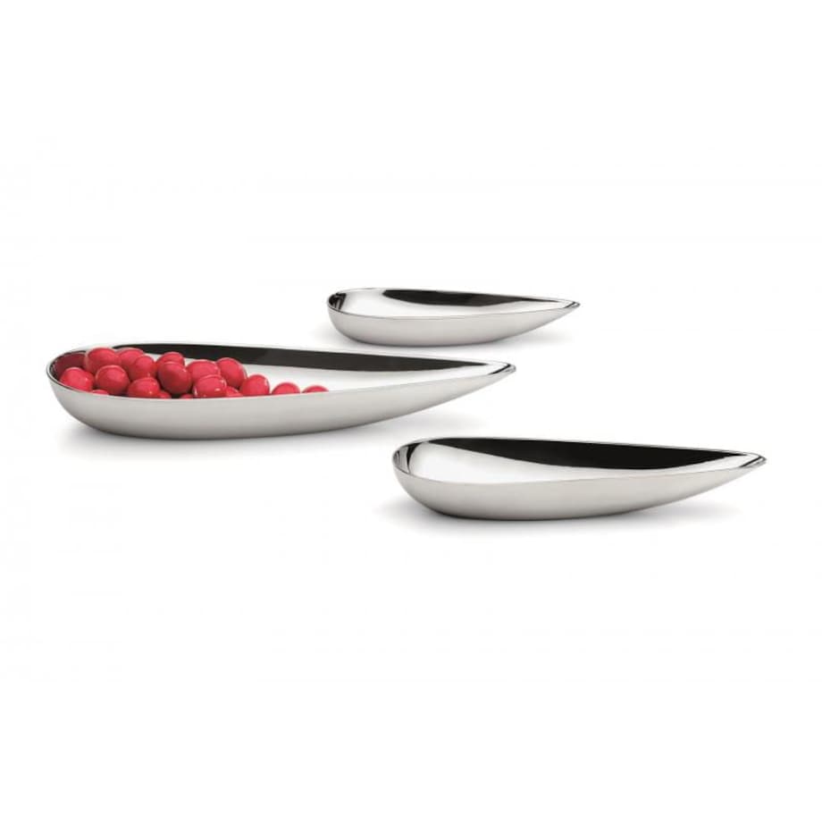 Zestaw 3 miseczek BLOB - stal nierdzewna polerowana