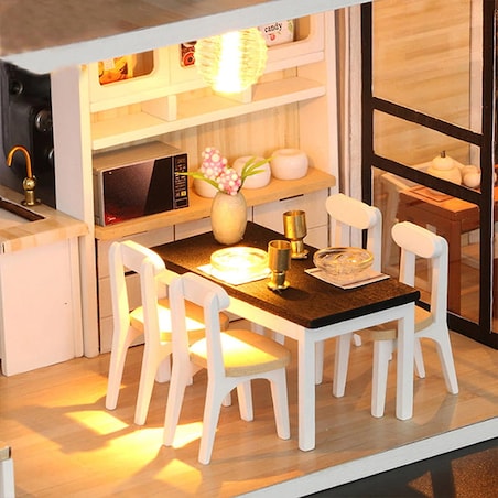 Miniaturowy domek - Nowoczesny domek Zuzi