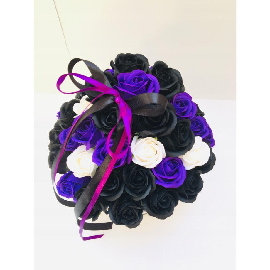 FLOWER BOX DUŻY kwiaty mydlane URODZINY z WEDNESDAY ADAMS prezent happy