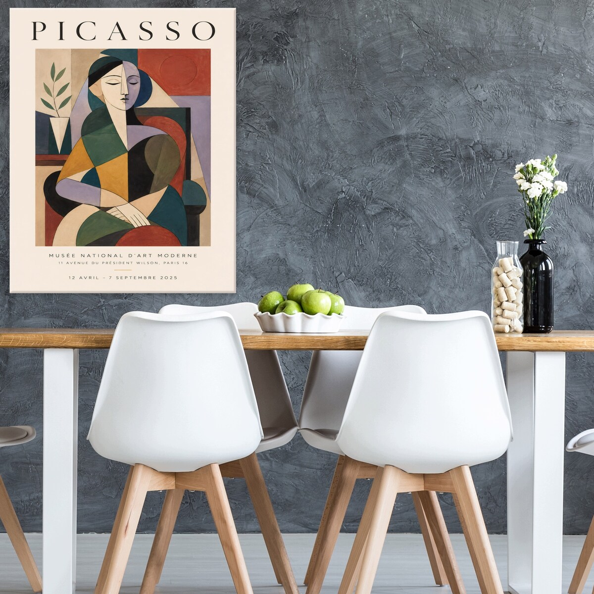 Obraz Do Sypialni Salonu Na Płótnie Abstrakcja Vintage Beżowy 40x60